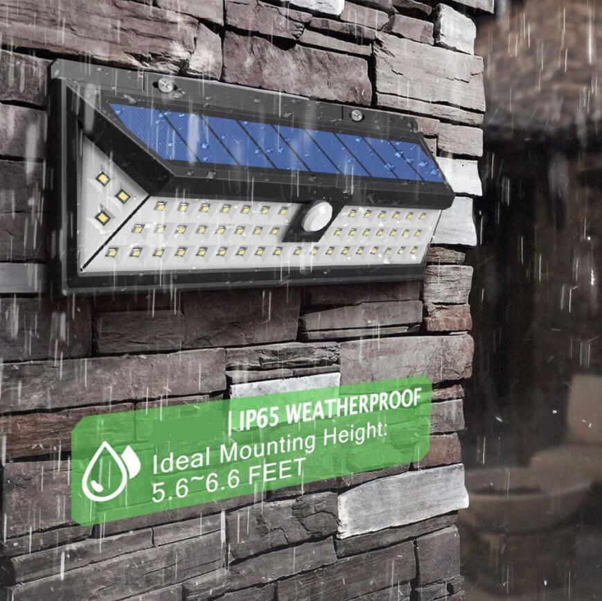 ソーラー屋外ライト人体誘導照明ウォールライト防水夜間ガーデン - Smart Garden Led Lights のレビューと価格