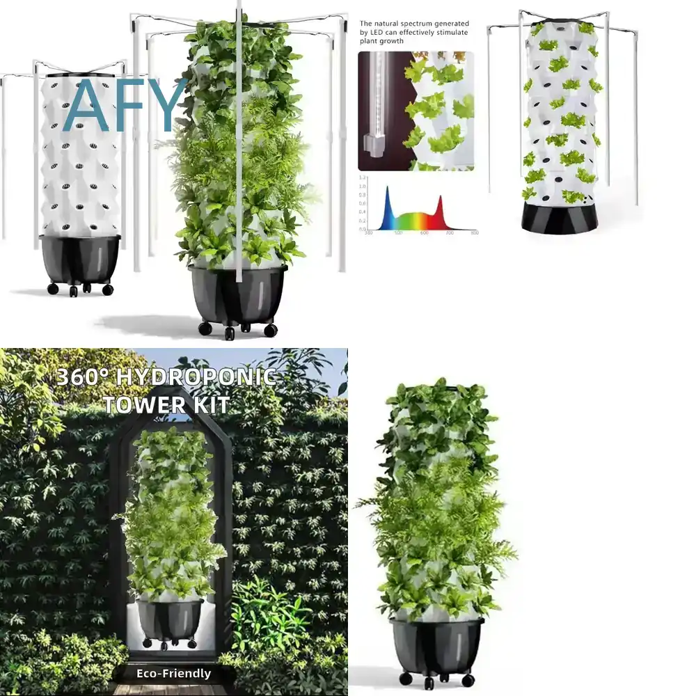 ハイドロブルー垂直水耕栽培システム、スマートホームガーデンタ - Smart Garden Led Lights のレビューと価格