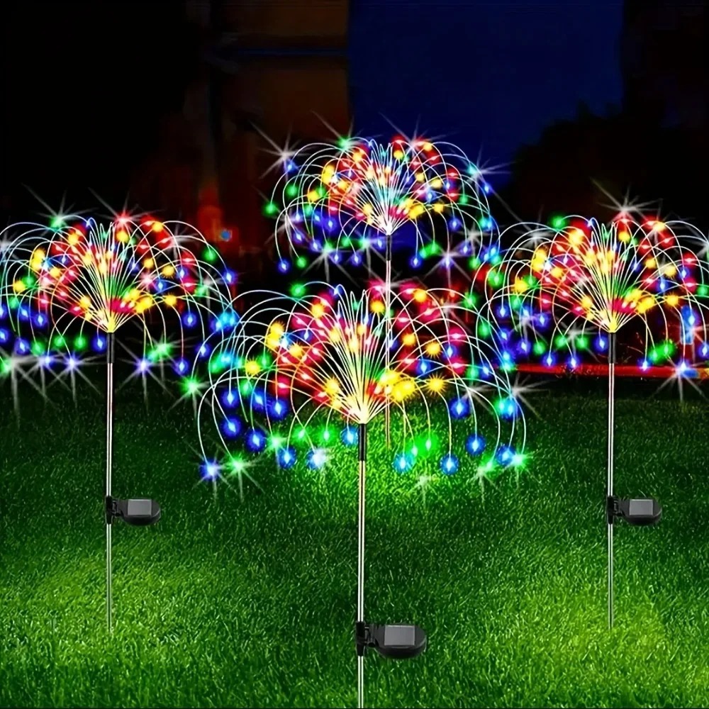 ソーラーLED花火フェアリーライト 屋外ガーデン装飾 8つの - Smart Zen Garden のレビューと価格
