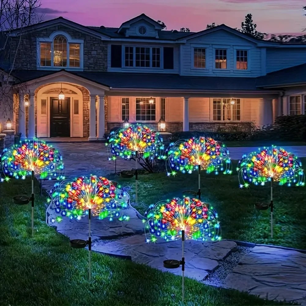 ソーラーLED花火フェアリーライト 屋外ガーデン装飾 8つの - Smart Zen Garden のレビューと価格