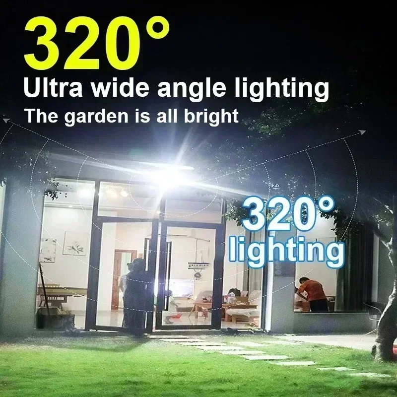 12000LM強力ソーラーウォールランプ、リモコン付き屋外I - Smart Zen Garden のレビューと価格
