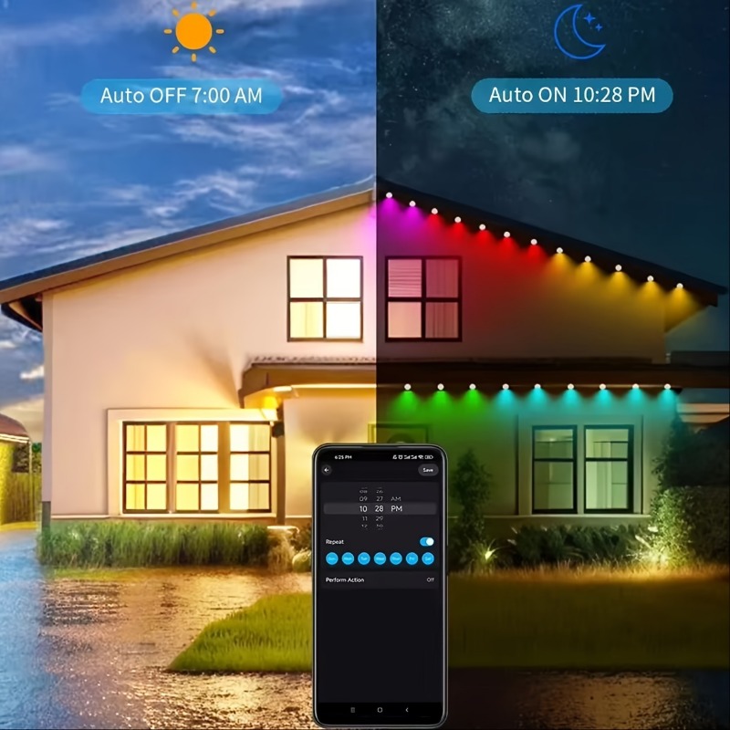 150フィート 100フィート 50フィート 常設屋外ライト - Smart Garden Led Lights のレビューと価格