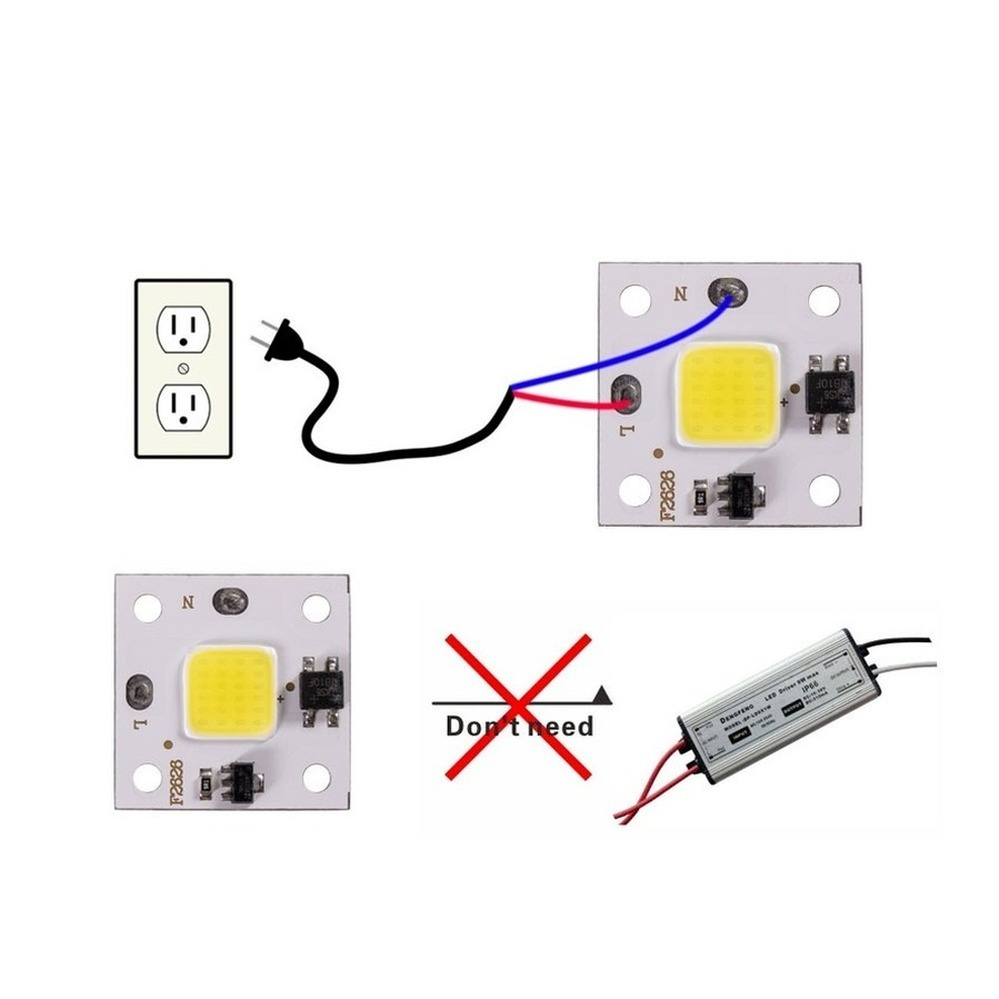 220V LEDチップダイオードランプ,10w cobモジュ - Smart Garden Led Lights のレビューと価格