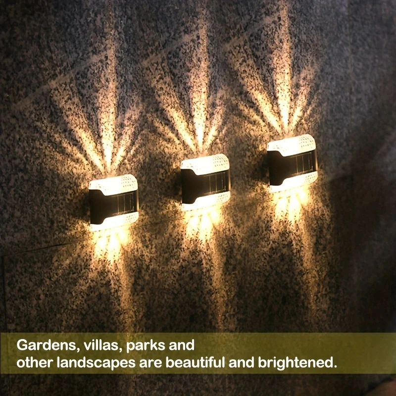 4個入りソーラーウォールライト：屋外LED玄関灯、防水、庭の - Smart Garden Led Lights のレビューと価格