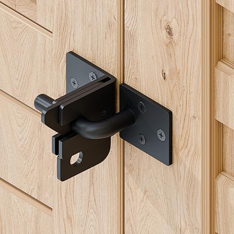 右側開き自動セルフロック式木製フェンス用ドアロック、重力レバ - Smart Garden Gate Lock のレビューと価格
