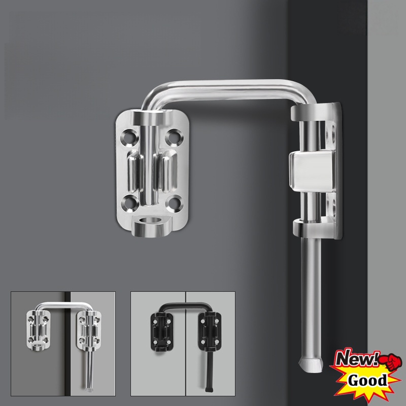 U字型パティオスライドドアループロック、90/180度ドアラ - Smart Garden Gate Lock のレビューと価格