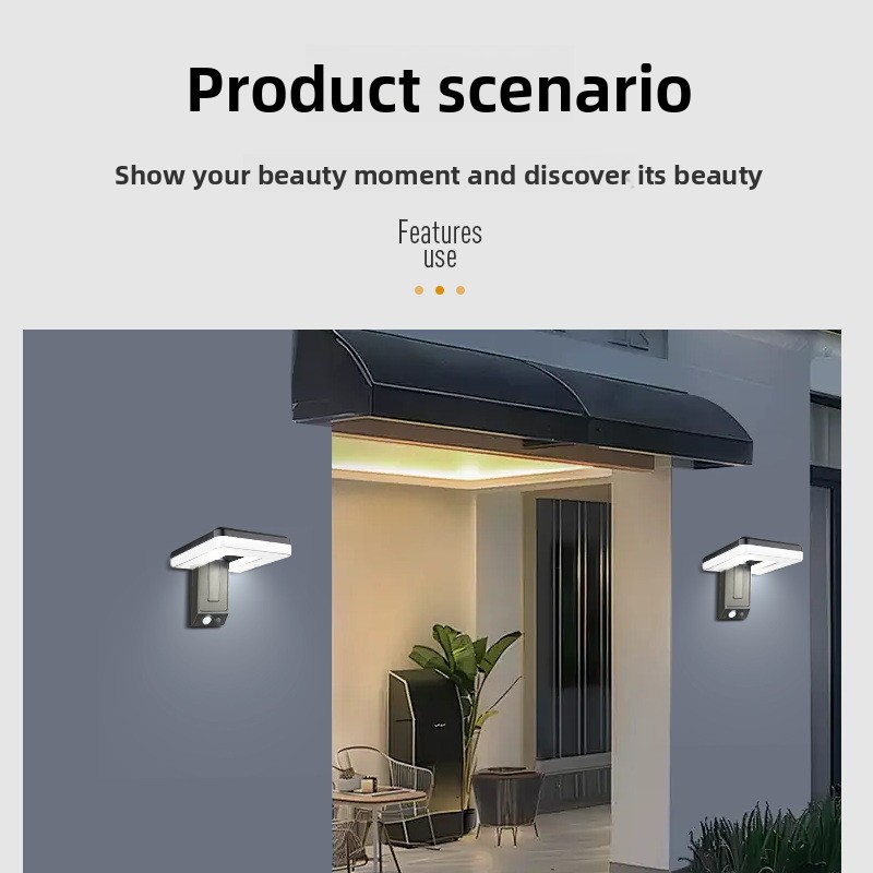 新しいスマート屋外折りたたみソーラーウォールランプヨーロピア - Smart Garden Led Lights のレビューと価格